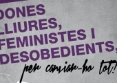 CUP Diputació Girona feminisme lluita violència gènere