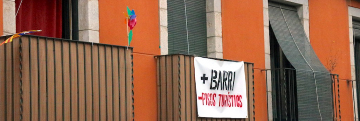 Moció CUP contra pisos turístics diputació de Girona